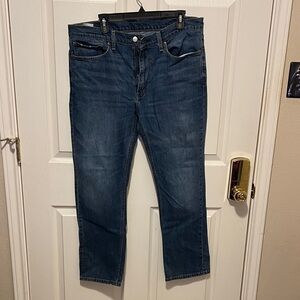 Levi's Men's Straight Jeans - Dark Blue 514